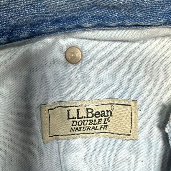 L. L. Bean Double L Natural Fit Denim Blue Jeans Womens Size 6 - Picture 2 of 11